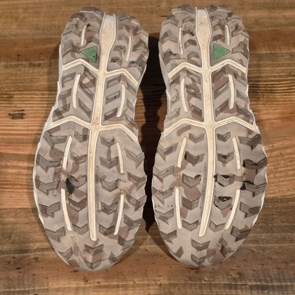 Brooks Womens Cascadia 16 Trail Running Shoes White Cream Sneakers Size 8.5 - Picture 9 of 15